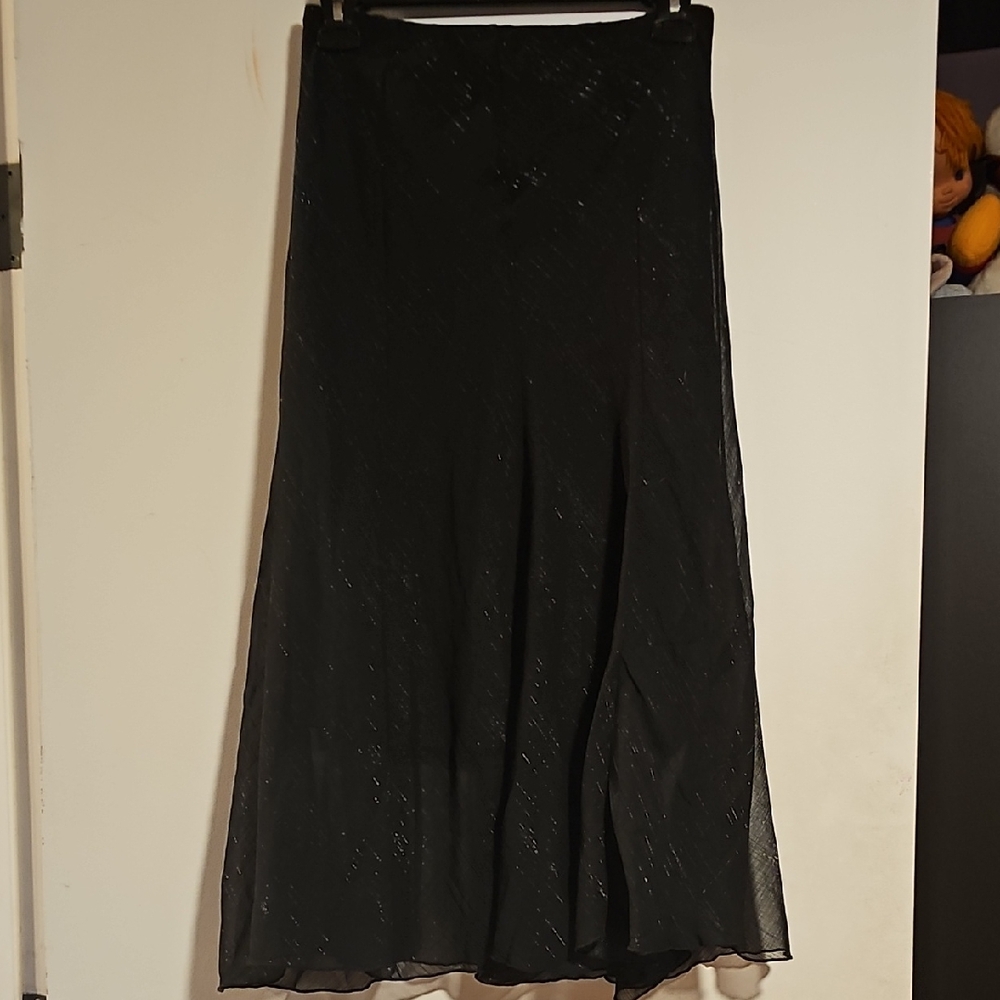 Chic Black Midi Skirt for Women